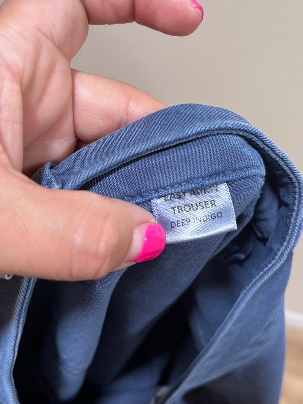 AMO EASY ARMY TROUSER size 29 color deep indigo EUC women’s pants blue - Picture 12 of 12